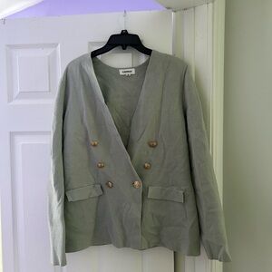 Express Olive Green sweater/ Blazer